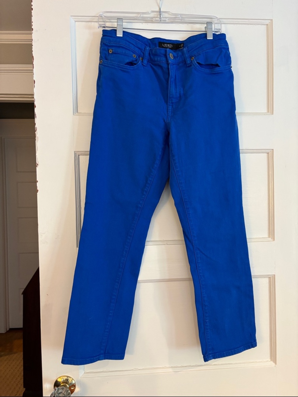 Lauren Ralph Lauren Men’s Straight Jeans in Bright Blue